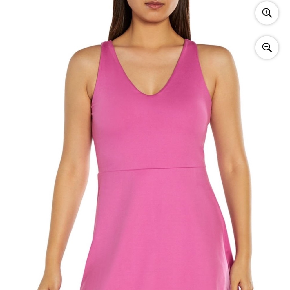 XXL Pink Sleeveless Athletic Dress